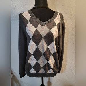 Van Heusen checkered sweater